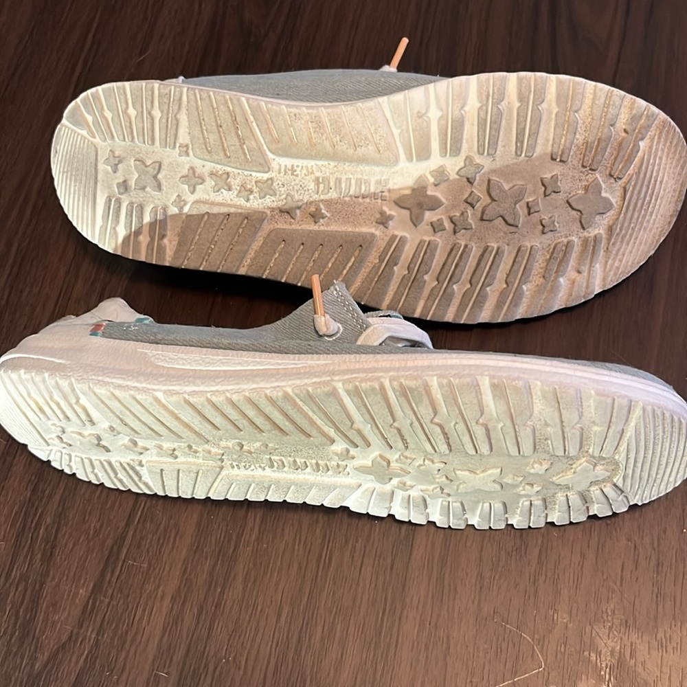 Blue Hey Dude slip on shoes women’s 10 - Picture 5 of 5